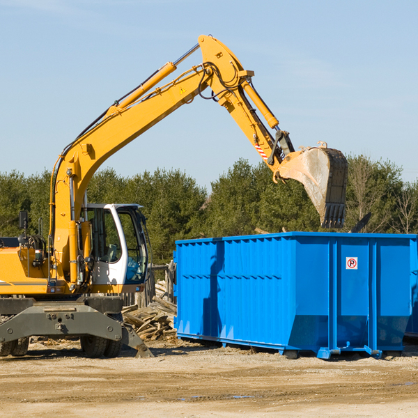 are there any restrictions on where a residential dumpster can be placed in Amanda Park WA